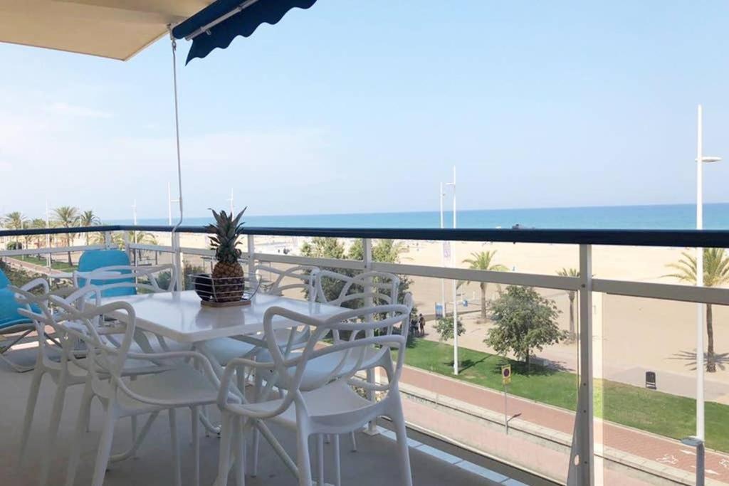 Ferienwohnung Playa De Gandia 1Ere Ligne El Galeon Exterior foto